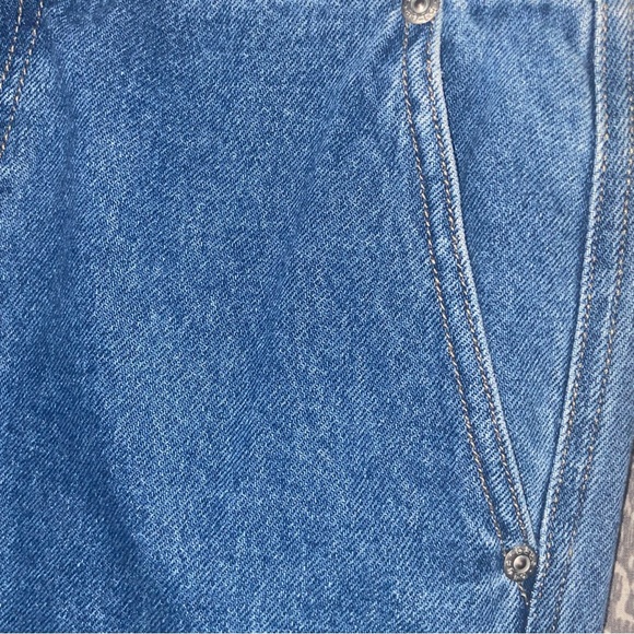 Sigrid Olsen Sport Denim Midi Pencil Skirt Size 4 - Picture 3 of 8